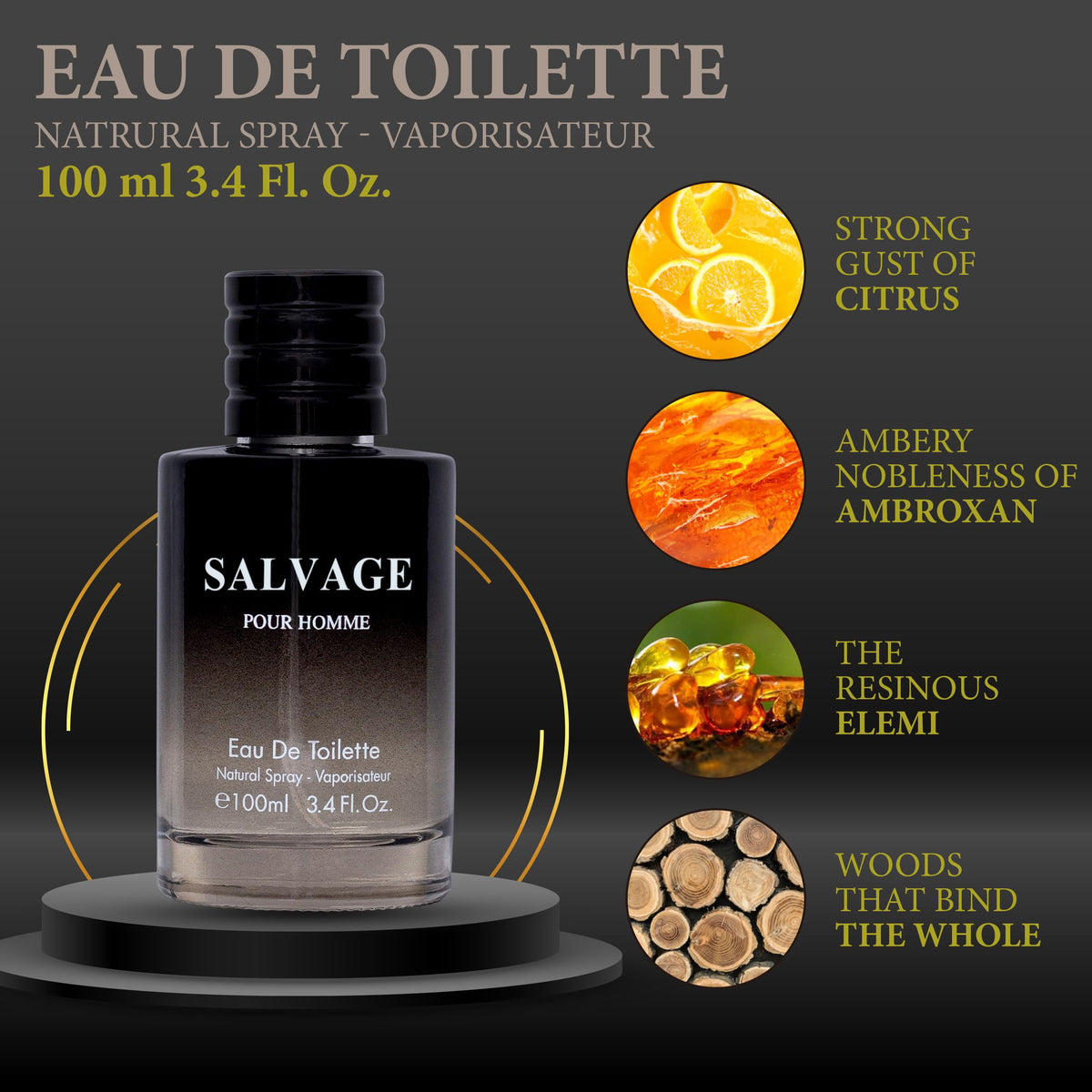 NovoGlow label close-up highlighting fragrance name and details