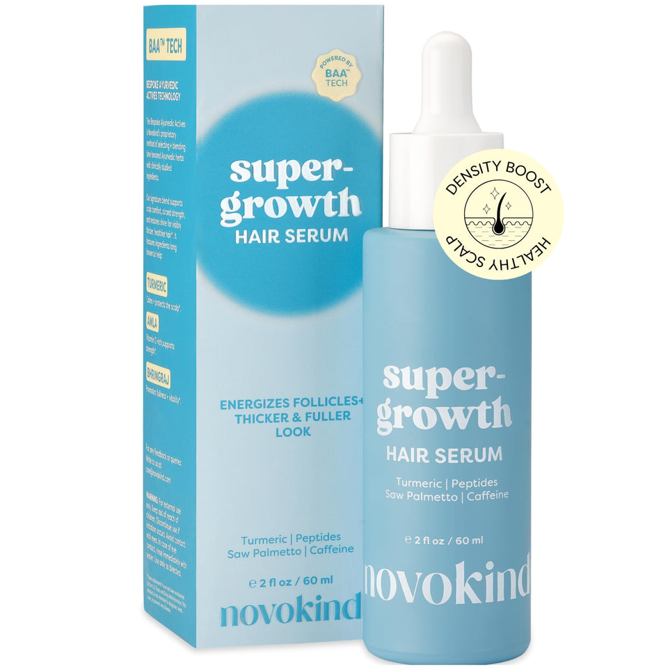 Novokind front bottle shot showing sleek packaging and product benefit