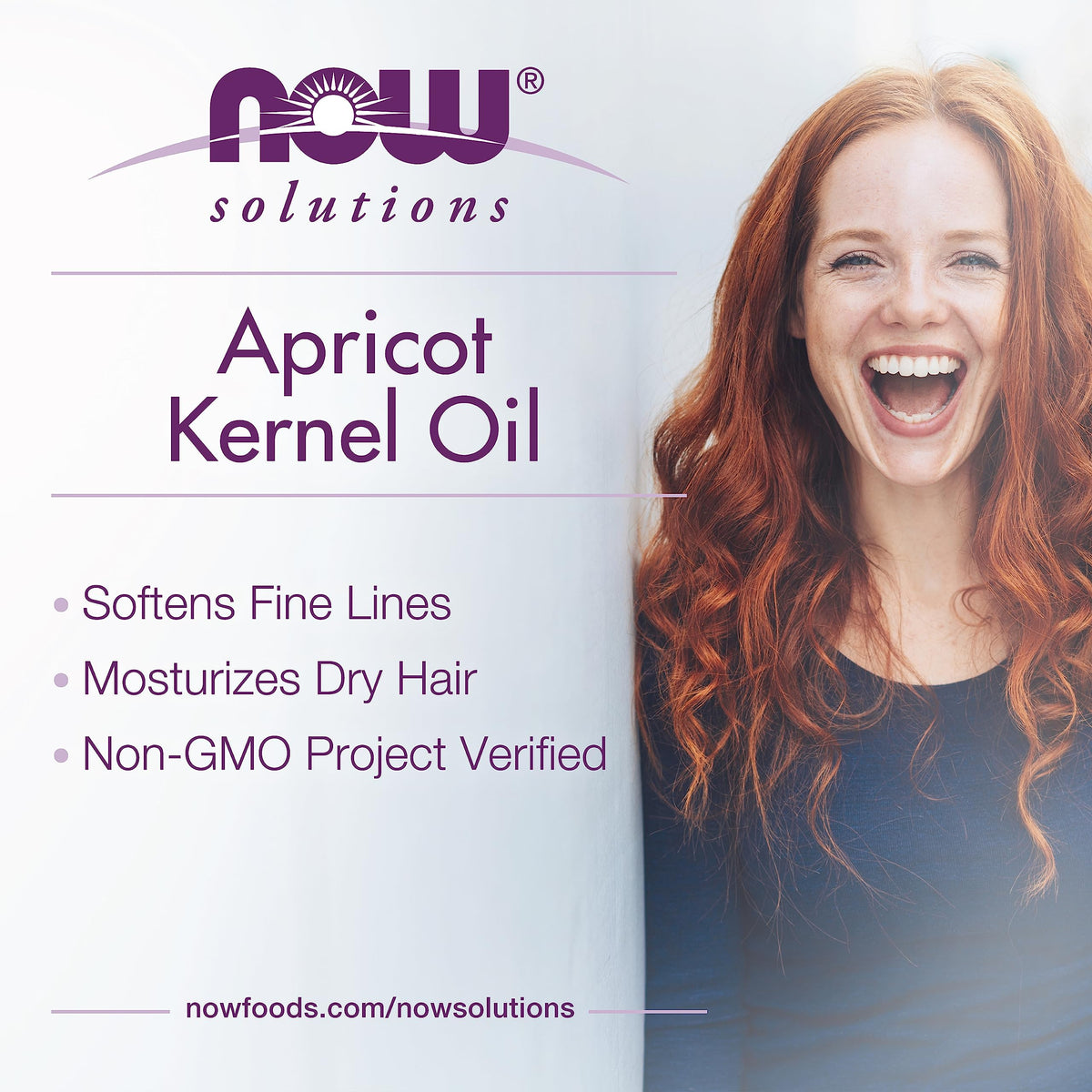 NOW Foods oil applied to hair ends for smoothing and shine