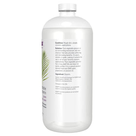 NOW Foods glycerin close-up liquid texture showing clarity and viscosity for formulation accuracy