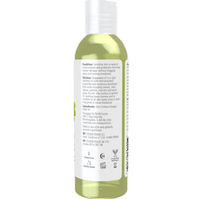 NOW grapeseed oil silky drop texture highlighting fast absorption