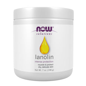 NOW Foods jar front packaging showing product name and 7-ounce size, protects skin