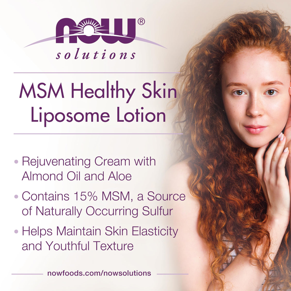 NOW Solutions almond oil and aloe ingredients displayed to show nourishing benefits