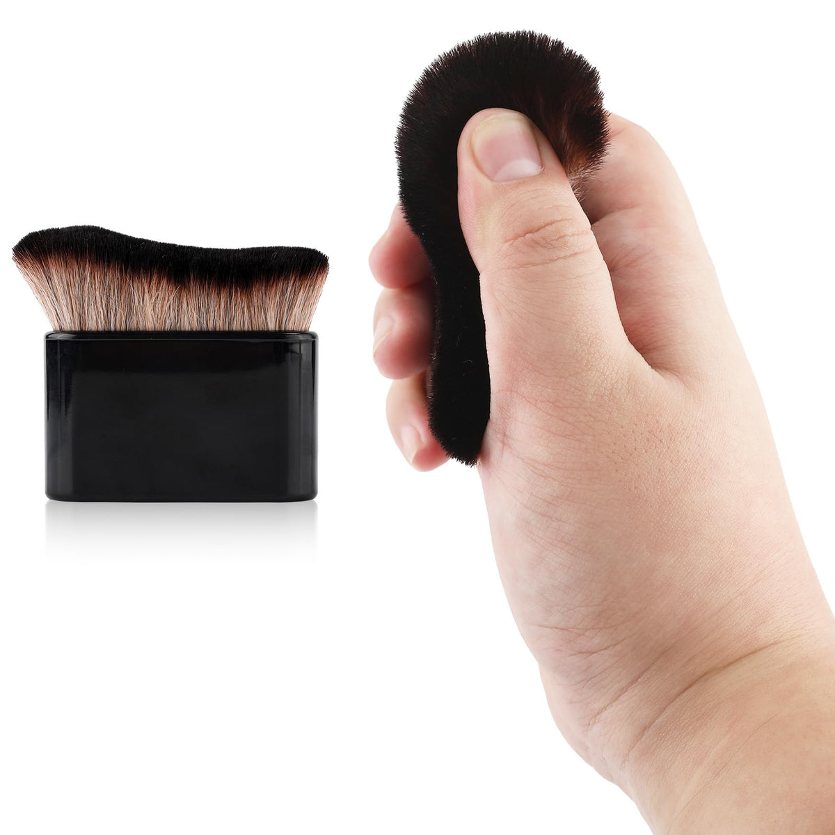 NQEUEPN wavy head profile demonstrating increased skin contact for faster coverage