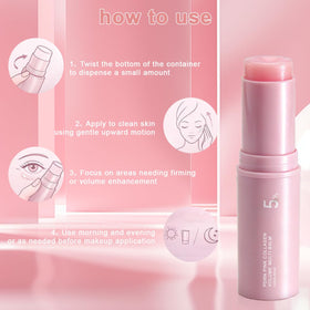 NRAEC applying balm along neck for smoother, hydrated skin appearance