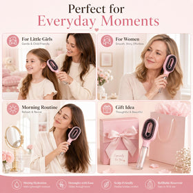 NTSPFU brush packed inside a purse for convenient daily touch-ups