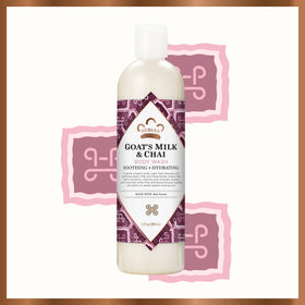 Nubian Heritage bottle label close-up highlighting key natural ingredients