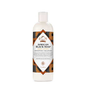 Nubian Heritage front bottle showing product branding and 13 oz size, clear benefit of hydration