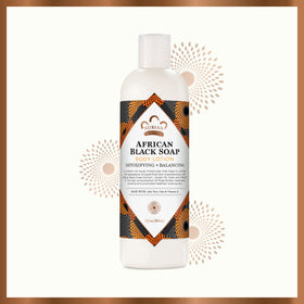 Nubian Heritage lotion applied to elbow illustrating smoothing of rough, dry skin