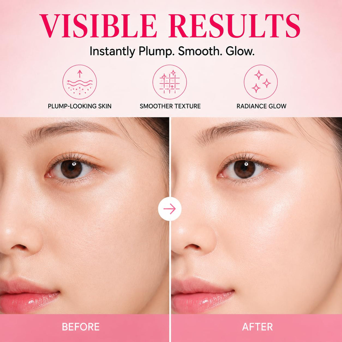 NUDENTA hand applying stick to cheek for quick precise hydration benefit
