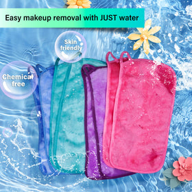NUGILLA wet cloth absorbing water to demonstrate high absorbency