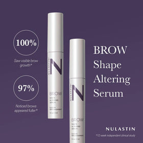 NULASTIN clear tube and brush detail highlighting improved applicator for precise coverage