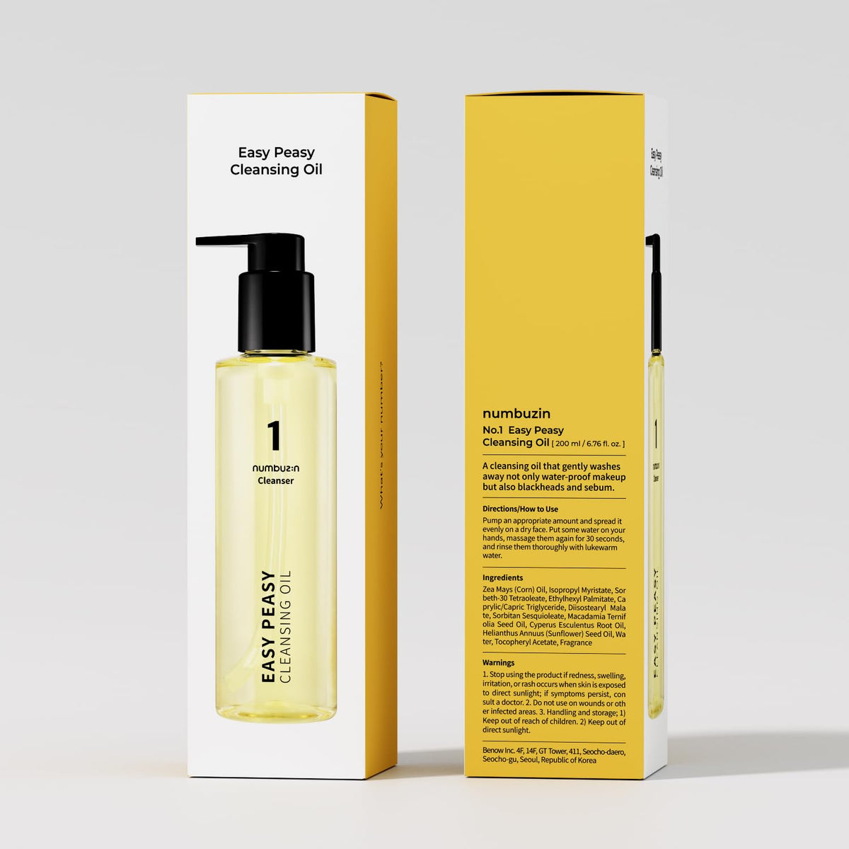 numbuzin after rinse skin closeup showing clean, balanced look without residue