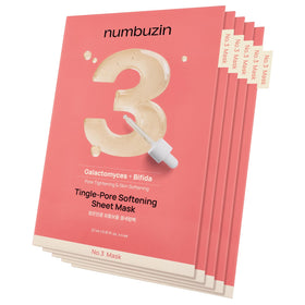 numbuzin front packaging showing No.3 sheet mask with clear benefit