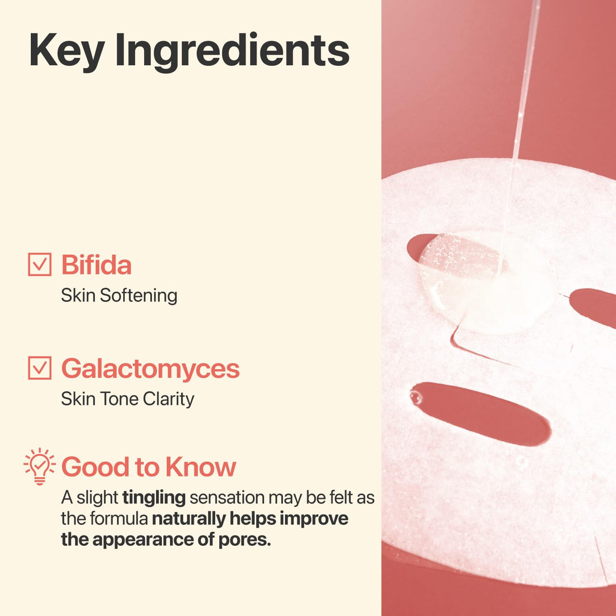 numbuzin bifida and galactomyces ingredients highlighted for skin resilience