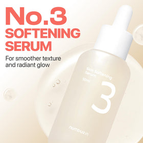 numbuzin close-up of watery serum texture absorbing quickly