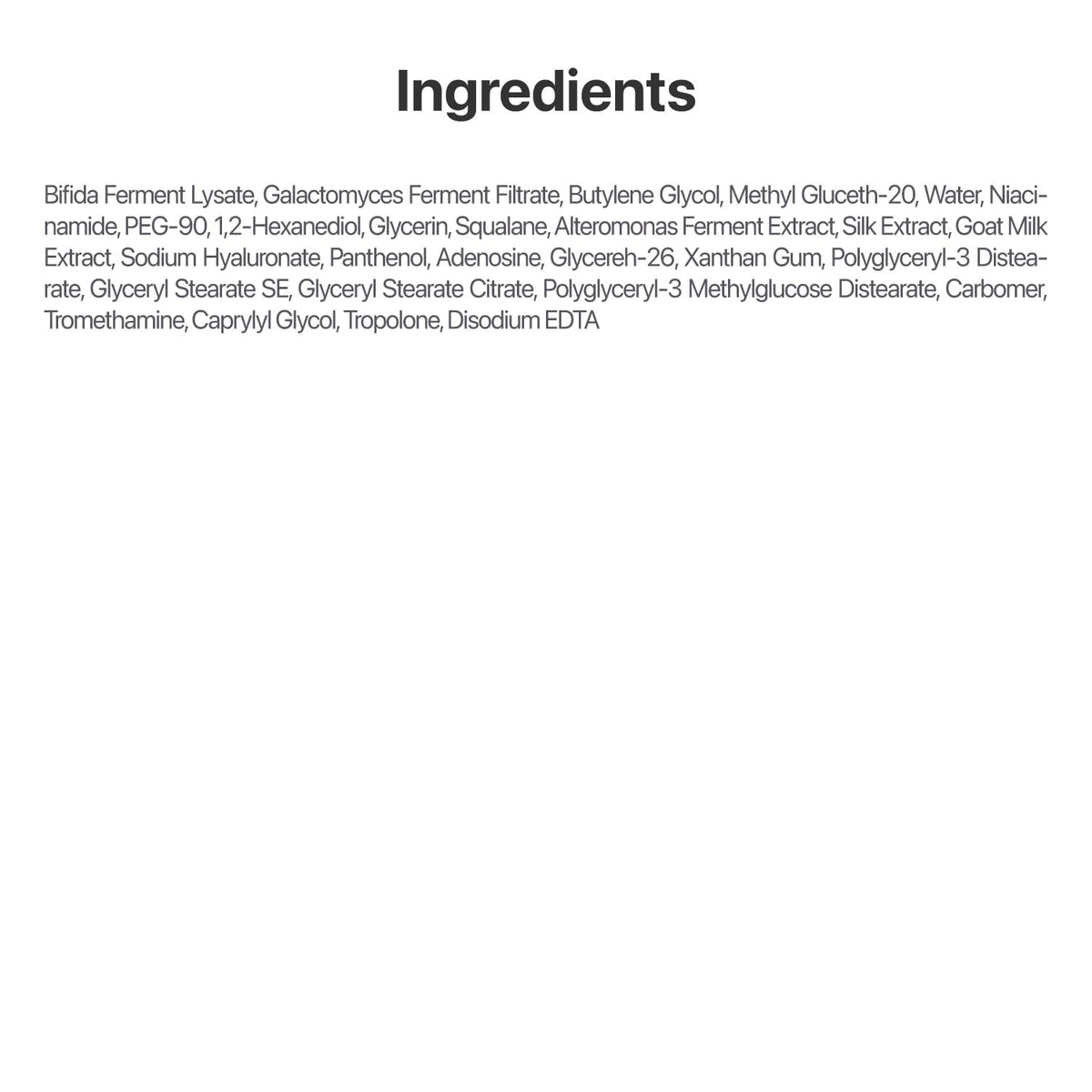 numbuzin with fermented ingredient visual emphasizing texture refinement