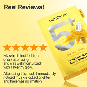 numbuzin post-use skin close-up showing improved evenness and glow