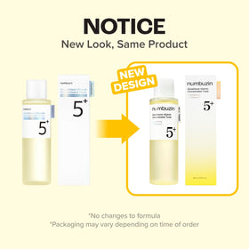 numbuzin close-up of toner texture highlighting lightweight absorption