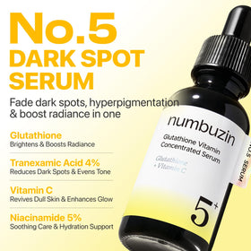 numbuzin serum dropper dispensing clear fluid for lightweight feel