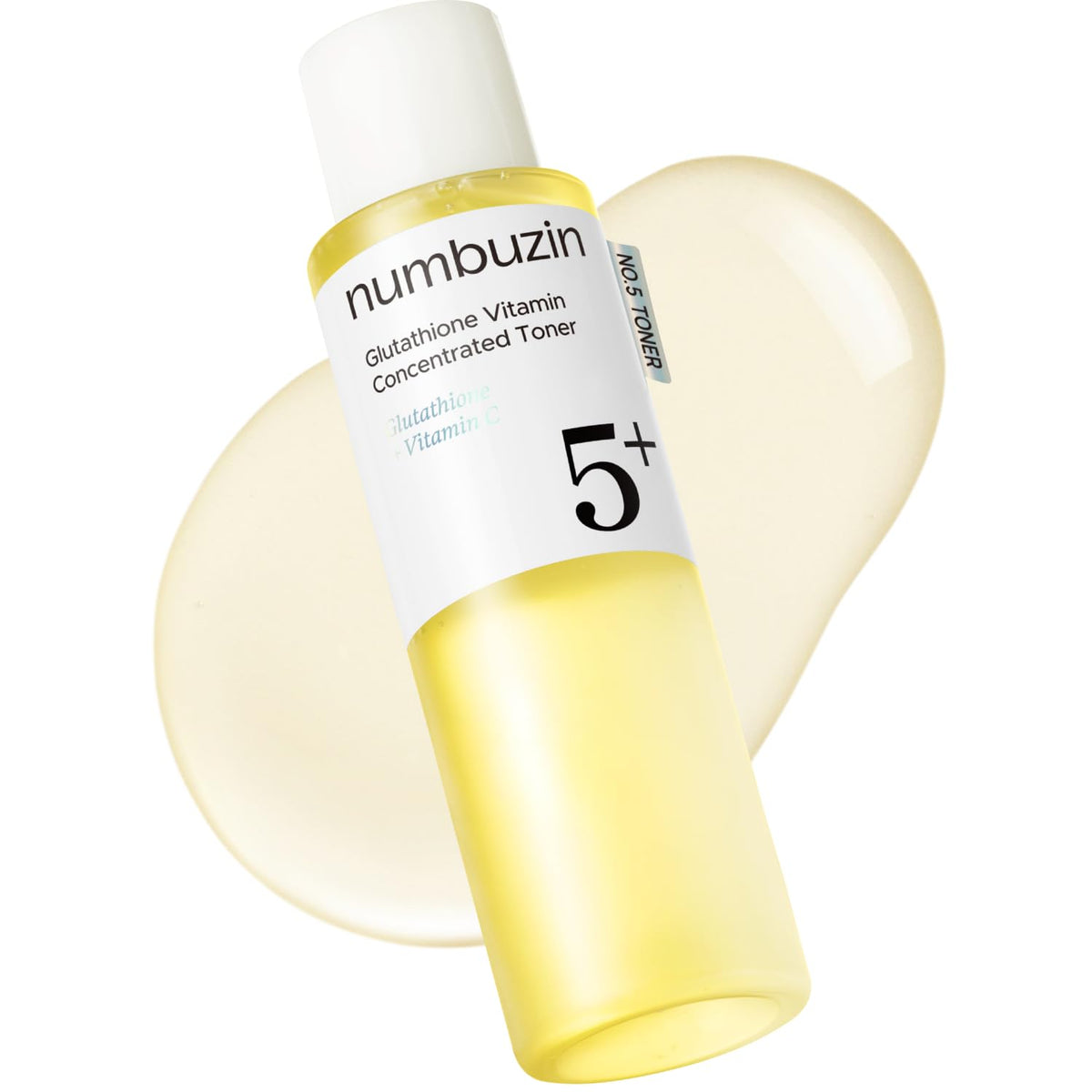 numbuzin front bottle shot showing clean design and radiance benefits