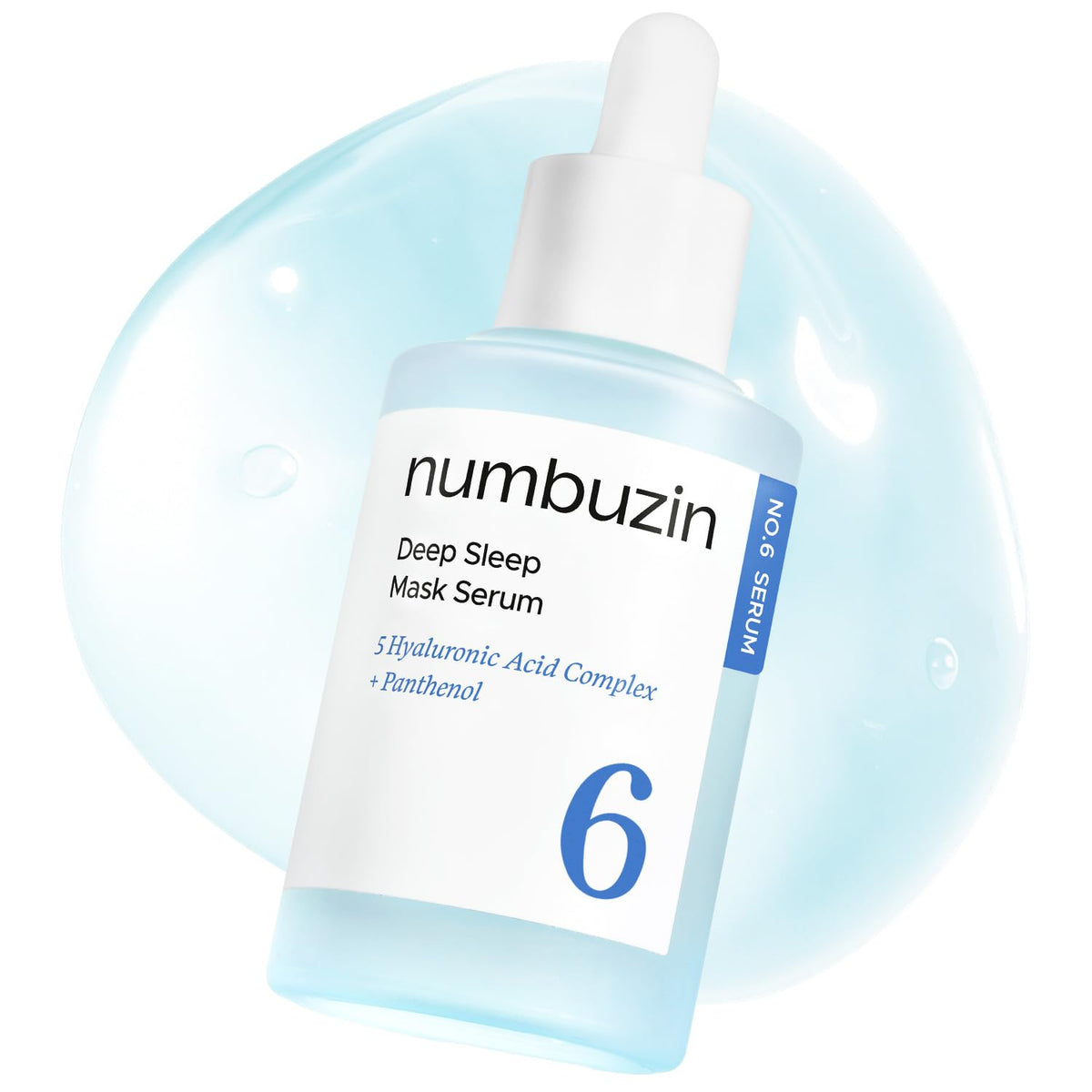 numbuzin front packaging showing bottle and product benefit