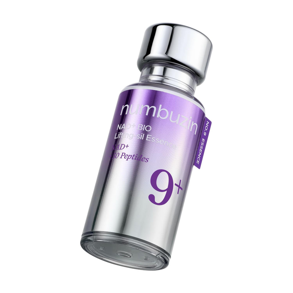 numbuzin bottle with pipette showing sleek front packaging and firming benefits