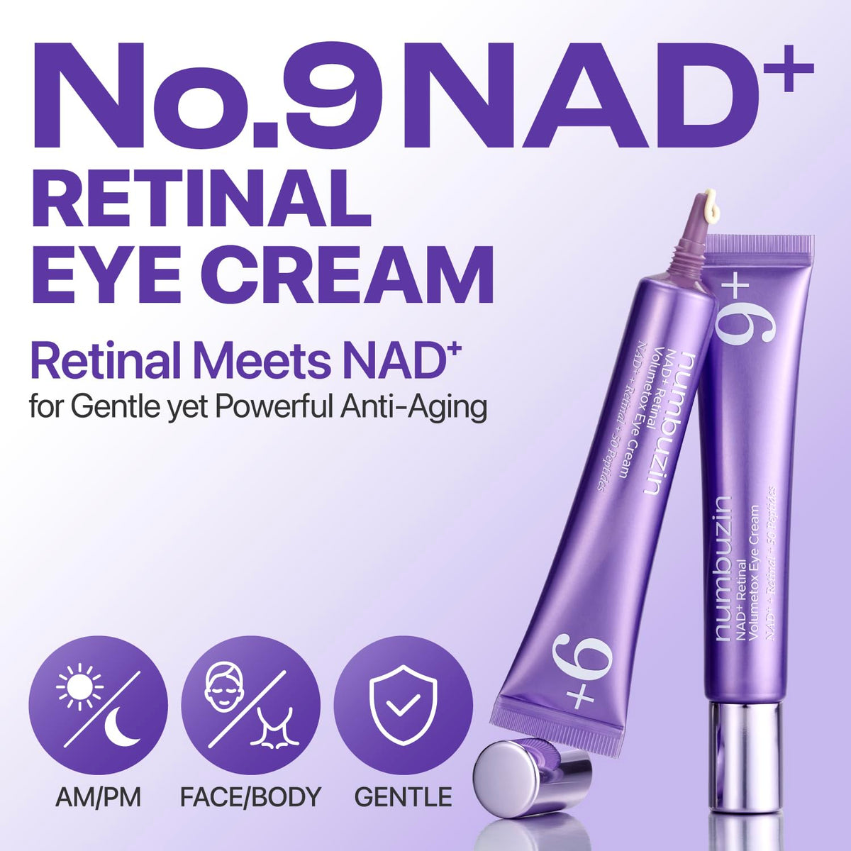 numbuzin creamy texture close-up highlighting smooth absorption benefit