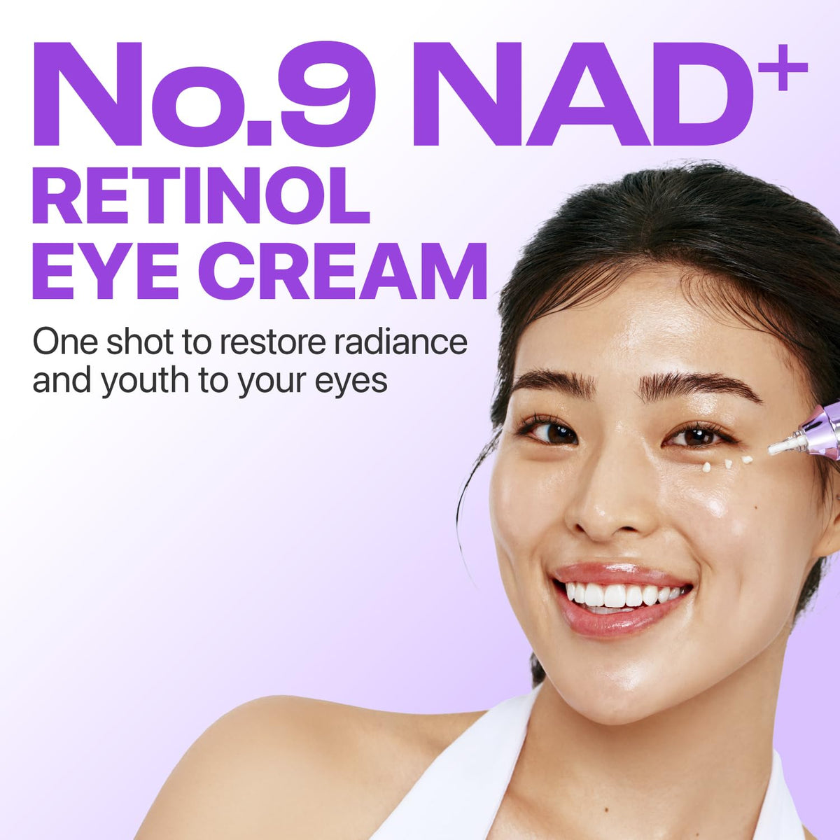 numbuzin texture close-up of lightweight cream-serum for quick absorption
