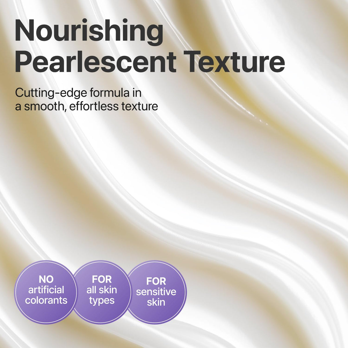 numbuzin applying to under-eye demonstrating gentle smoothing benefit