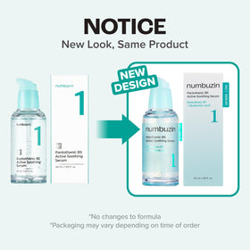 numbuzin pump dispensing serum with quick-absorb benefit