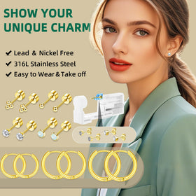 Nunpag cleaning pads wrapped individually to emphasize sterile pre- and post-care