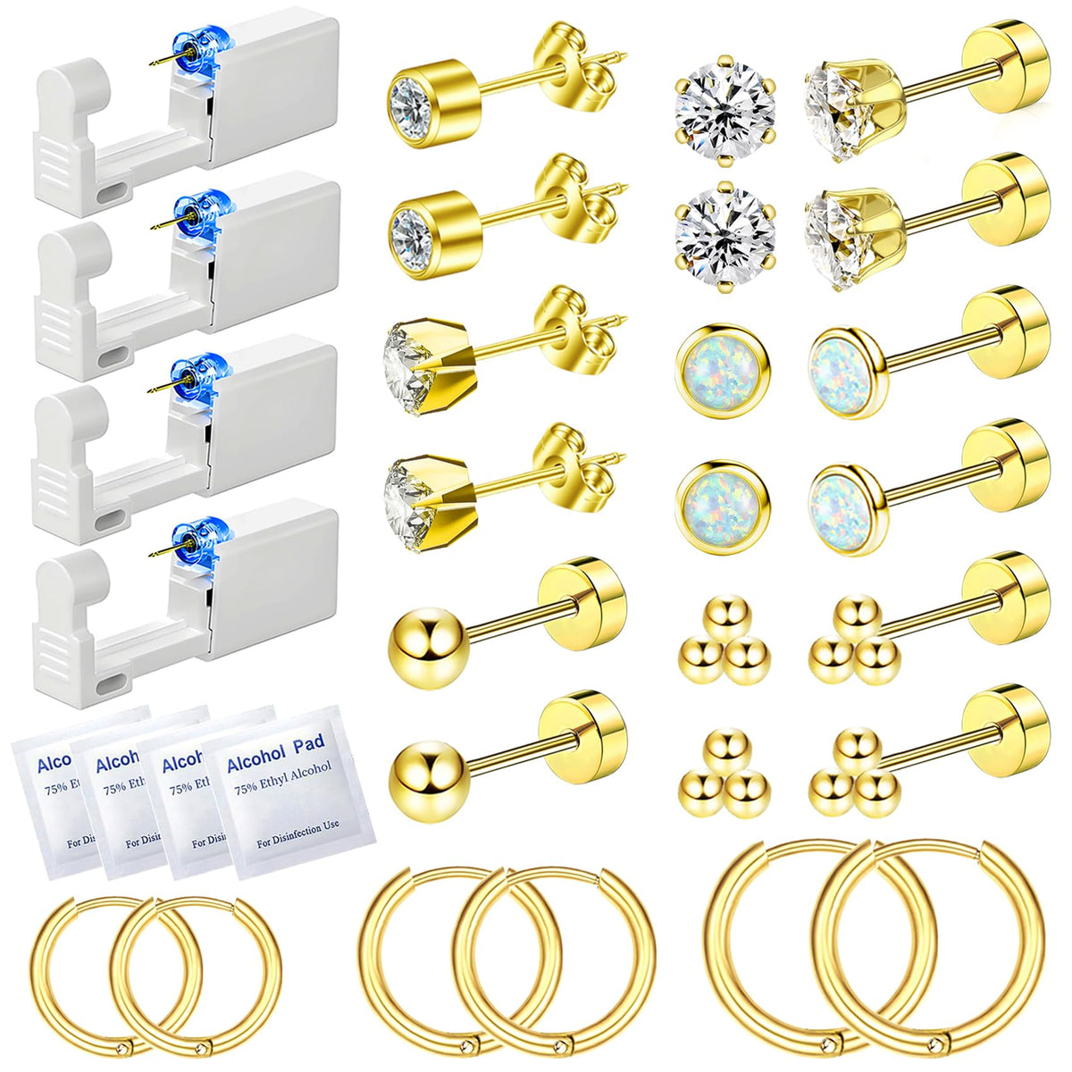 Nunpag front packaging showing complete 26-piece kit and hygienic seals for convenience