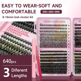 NuoNuole applicator and lash bond for precise, secure application