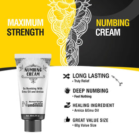Nupharmco cream texture close-up illustrating smooth non-greasy finish and spreadability