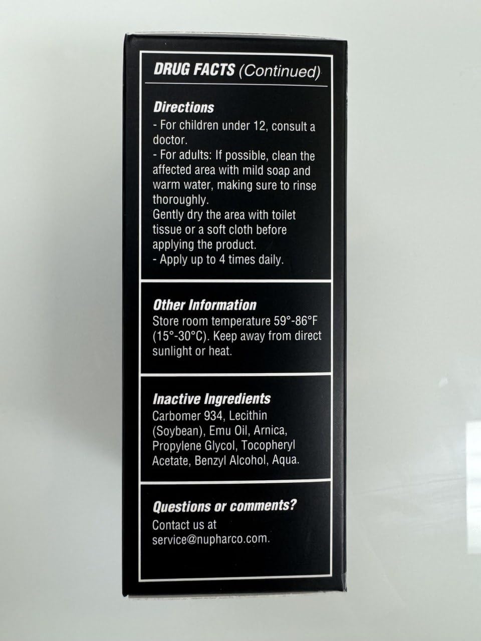 Nupharmco two tubes layout showing the twin-pack convenience for repeated use