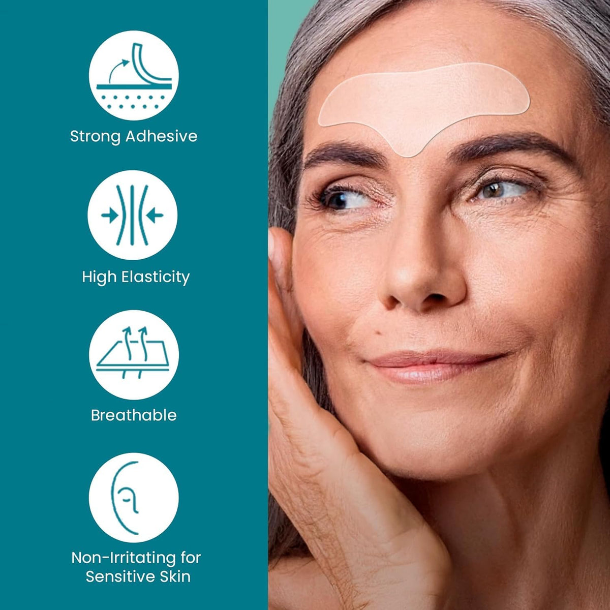NURIVE close-up of hydrocolloid texture highlighting gentle adhesion and comfort