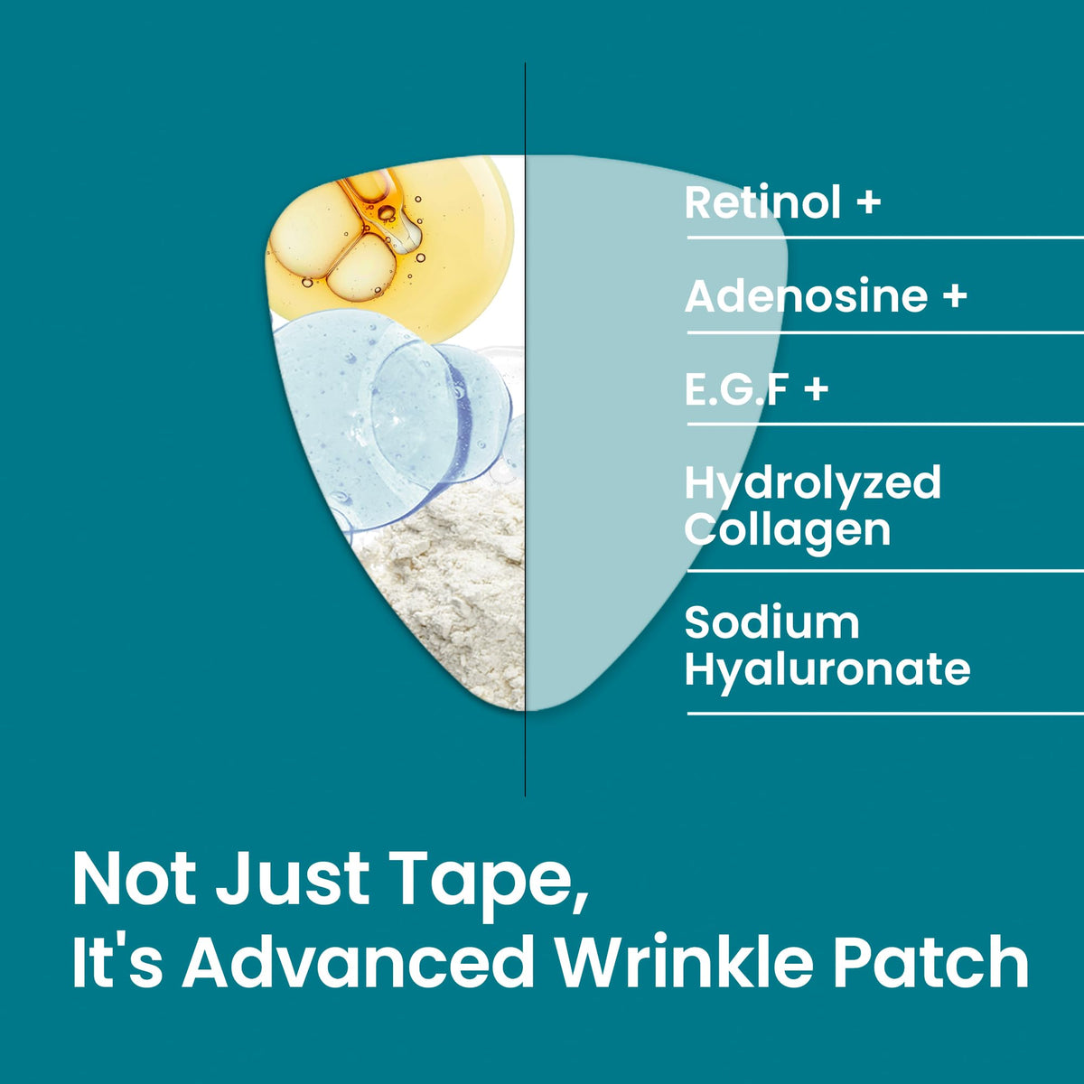 NURIVE patch held between fingers to show small size and scale
