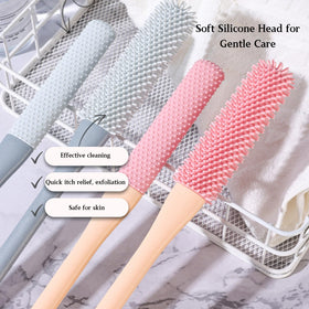 Nurlypop hanging storage in bathroom keeping brushes dry and organized
