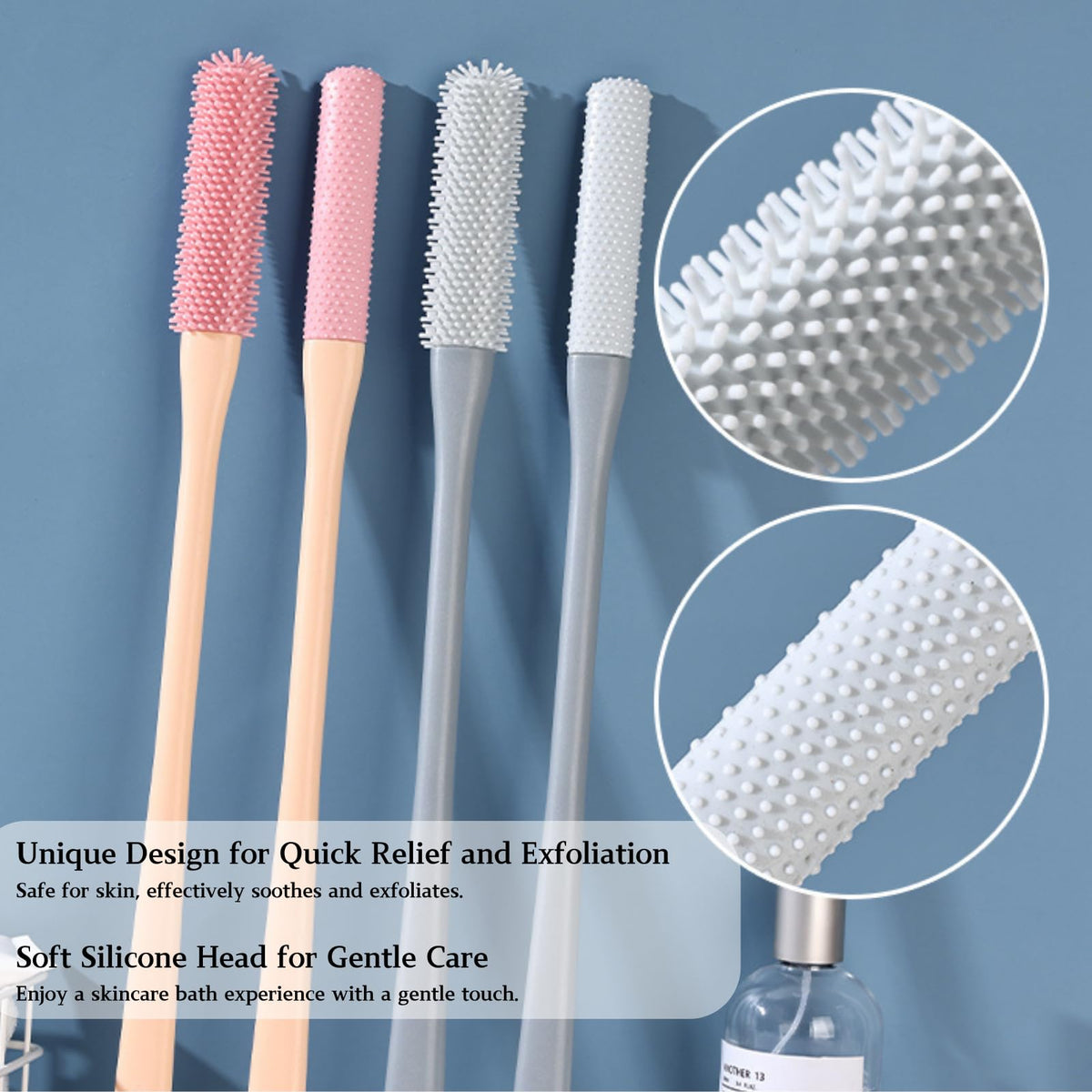 Nurlypop in-shower use cleaning toes without bending for safer hygiene