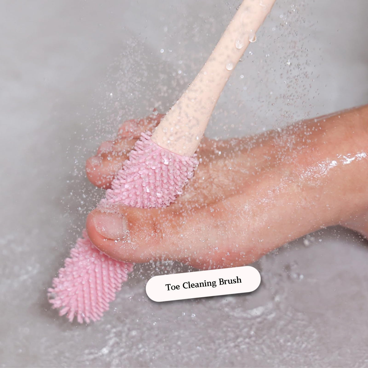 Nurlypop scale comparison with hand to show 15.7-inch handle length