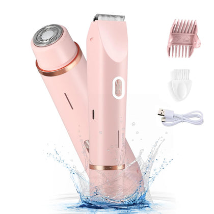 NURSETEK front view showing full shaver and included accessories for fast routines