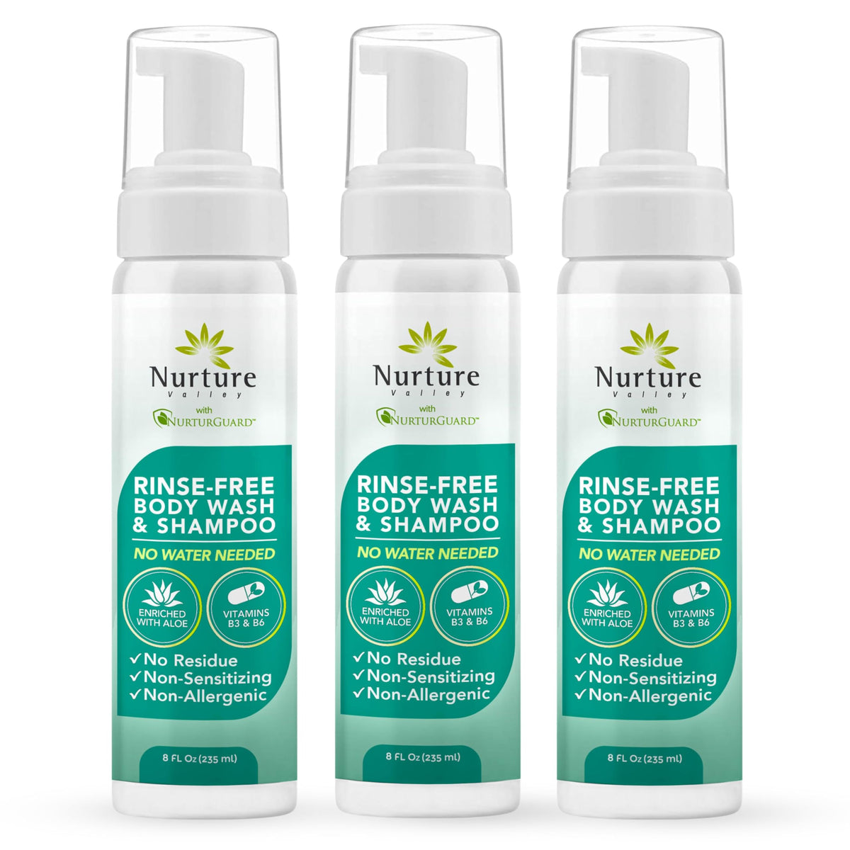 Nurture Valley front packaging showing product and benefits