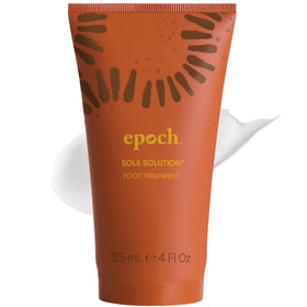 Nu Skin Epoch Sole Solution front packaging showing product benefits and size