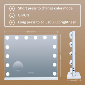 NUSVAN detachable 10X magnifier for precise makeup application benefit