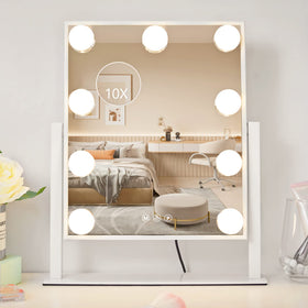 NUSVAN mirror on a dresser in bedroom for natural‑light makeup setup