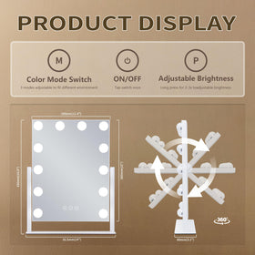 NUSVAN touch control close-up enabling easy brightness adjustments