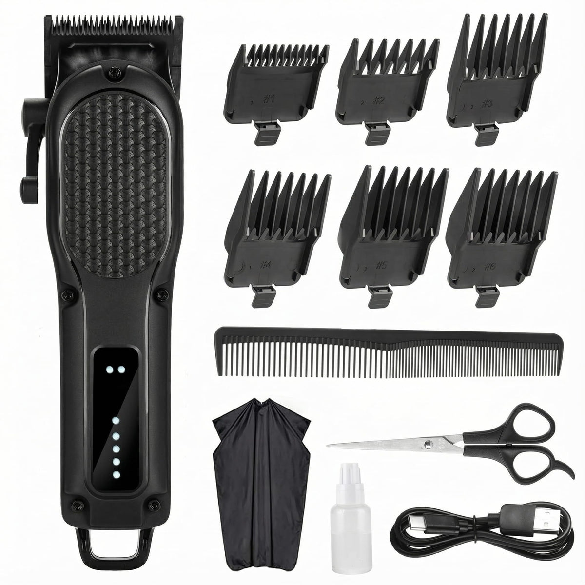 NUTCORE front view of clipper showing ergonomic design and sleek finish, durable build benefit