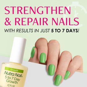 Nutra Nail brush applicator close-up demonstrating easy precise application