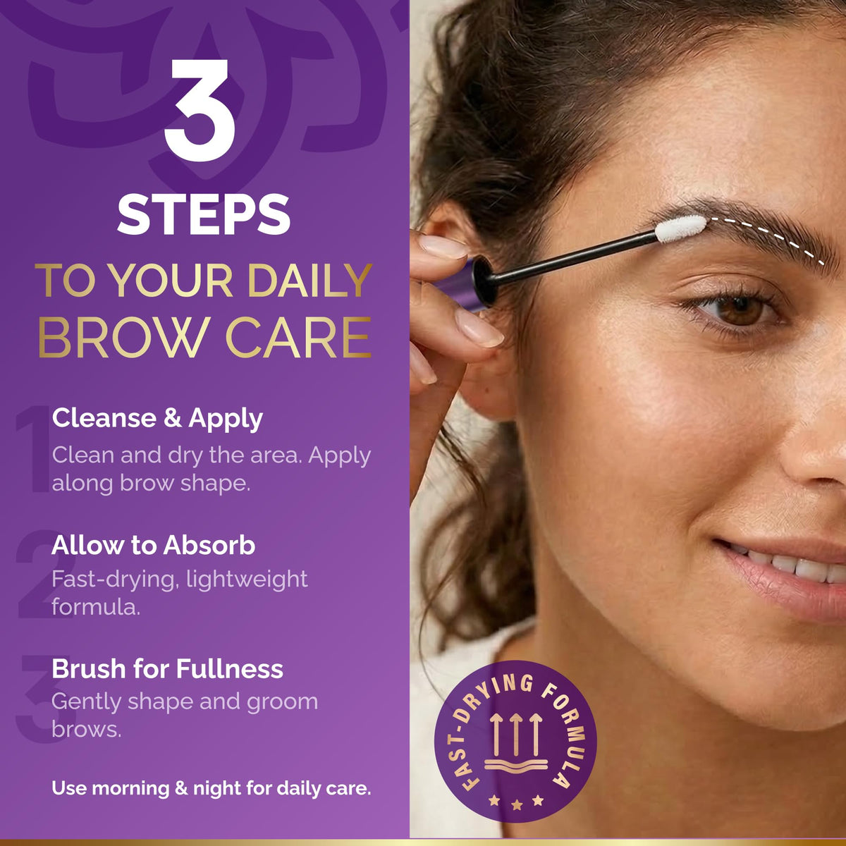 NUTRAHARMONY lifestyle bathroom routine scene indicating seamless daily use benefit